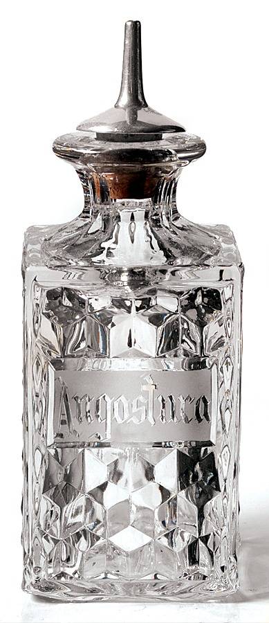 American Clear (Stem 2056) Angostura Bottle, Tube, Stopper by Fostoria-1