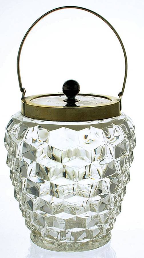 American Clear (Stem 2056) Biscuit Barrel & Lid by Fostoria-1