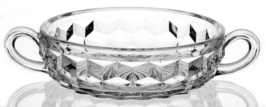 American Clear (Stem 2056) 2-Handle Preserve Bowl No Lid by Fostoria-1