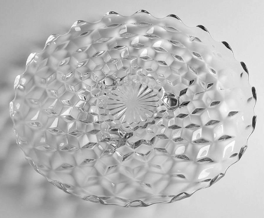 American Clear (Stem 2056) Footed Cake Plate by Fostoria-1
