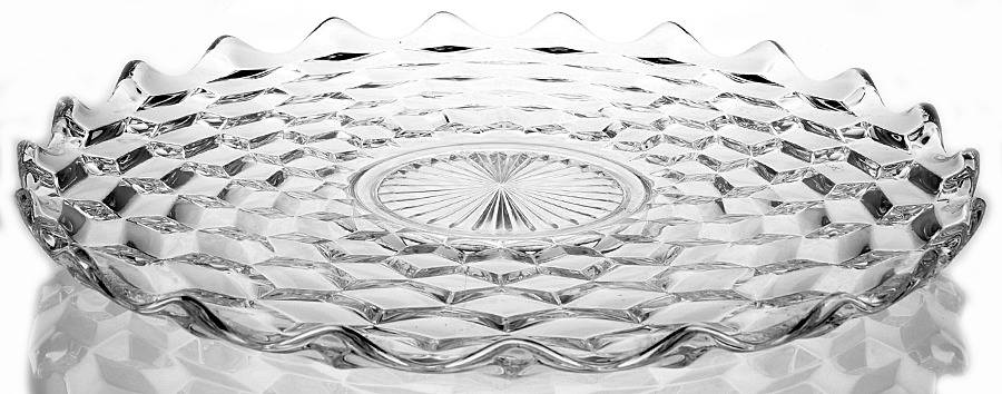 American Clear (Stem 2056) Small Torte Plate by Fostoria-1