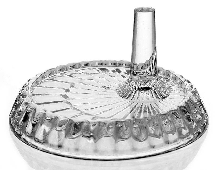 American Clear (Stem 2056) Ring Holder/Soap Dish Combination by Fostoria-1