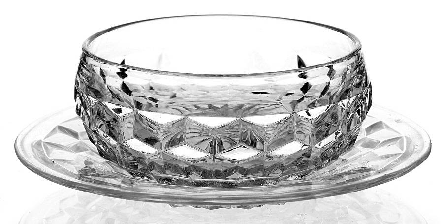 American Clear (Stem 2056) Finger Bowl & Underplate by Fostoria-1