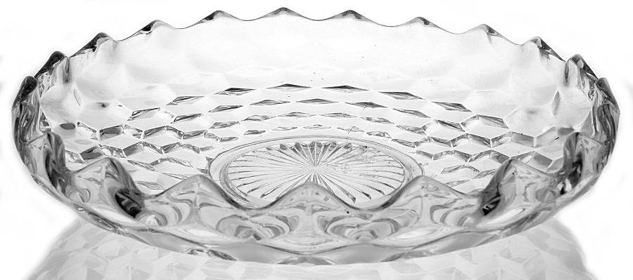 American Clear (Stem 2056) Footed Lily Pond Bowl by Fostoria-1