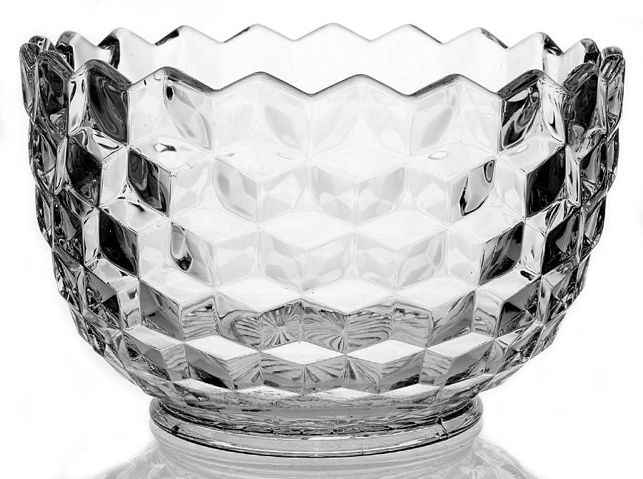 American Clear (Stem 2056) 8" Footed Round Bowl by Fostoria-1