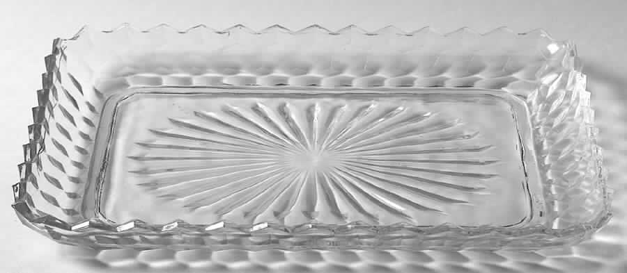 American Clear (Stem 2056) English Rectangular Dresser Tray by Fostoria-1
