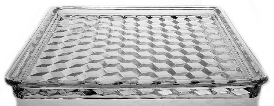 American Clear (Stem 2056) Square Tray by Fostoria-1