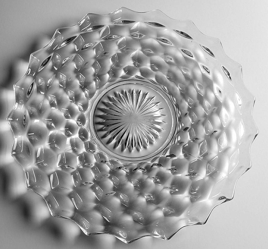 American Clear (Stem 2056) 11" Sandwich Plate by Fostoria-1