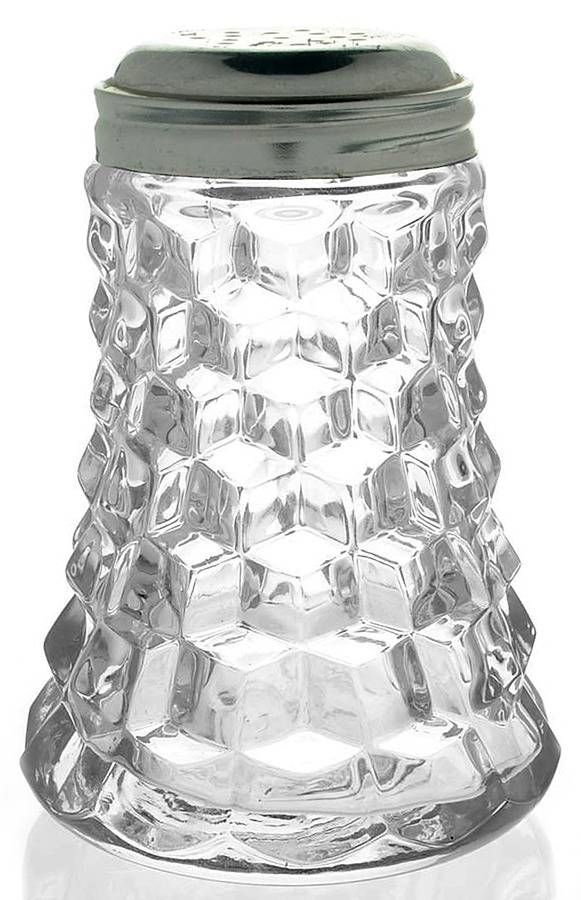 American Clear (Stem 2056) Sugar Shaker with Stamped Metal Top by Fostoria-1