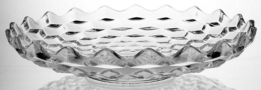 American Clear (Stem 2056) Large Shallow Fruit Bowl by Fostoria-1