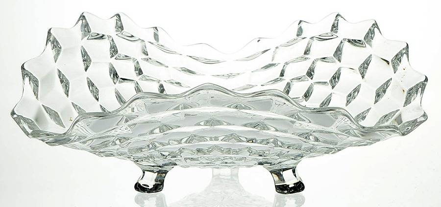 American Clear (Stem 2056) 3 Toed Tricorne by Fostoria-1