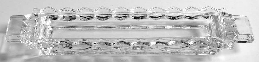 American Clear (Stem 2056) 1/4 Pound Butter Dish, No Lid by Fostoria-1