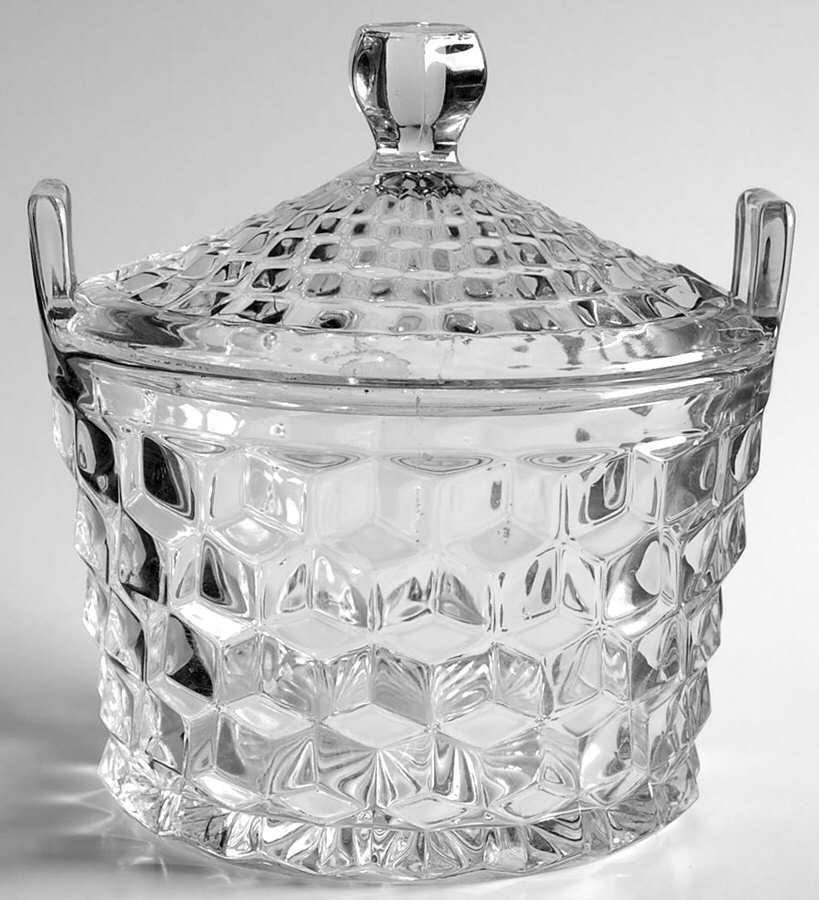 American Clear (Stem 2056) Small Ice Bucket Lid by Fostoria-1