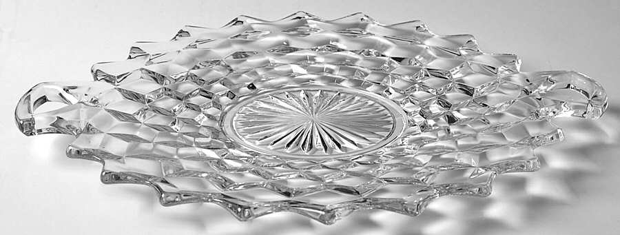 American Clear (Stem 2056) Handled Cake Plate by Fostoria-1