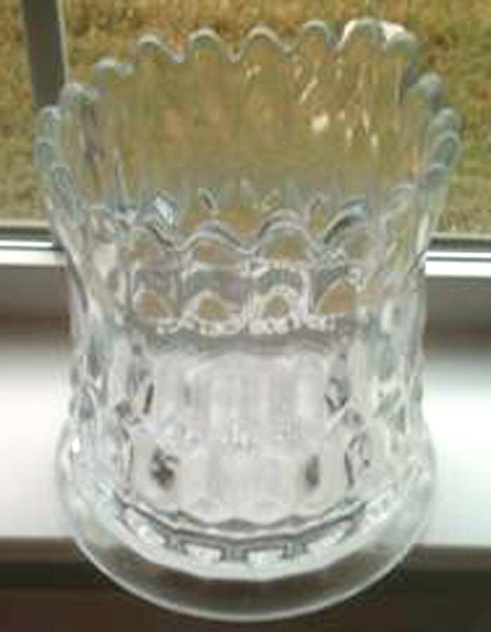 American Clear (Stem 2056) 7" Swung Porch Vase by Fostoria-1
