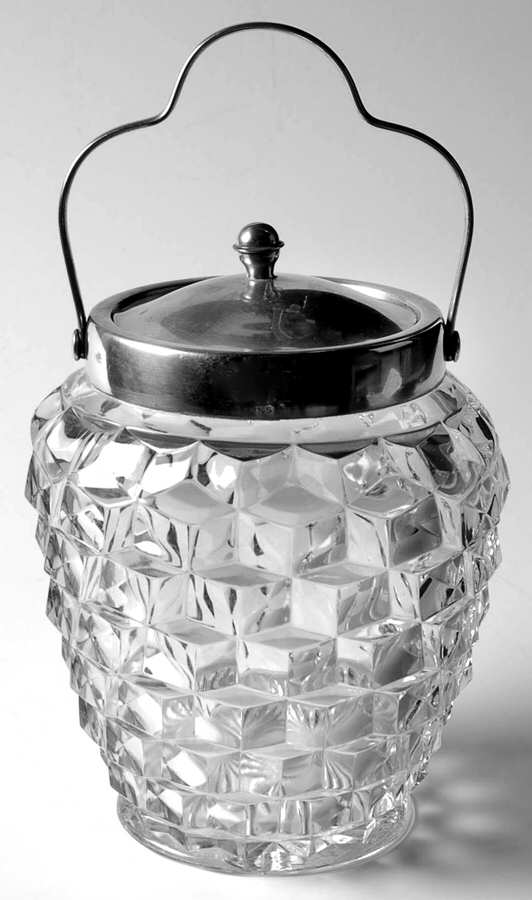 American Clear (Stem 2056) Biscuit Barrel & Lid by Fostoria-1