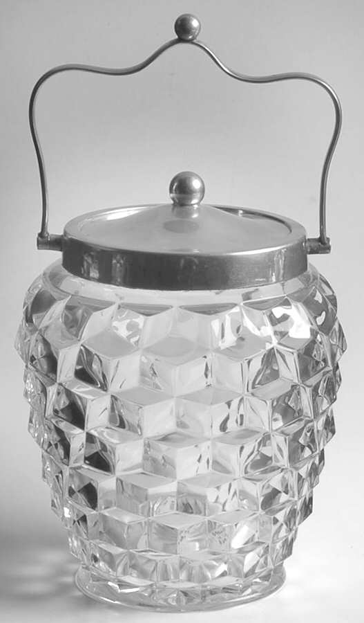 American Clear (Stem 2056) Biscuit Barrel & Lid by Fostoria-1