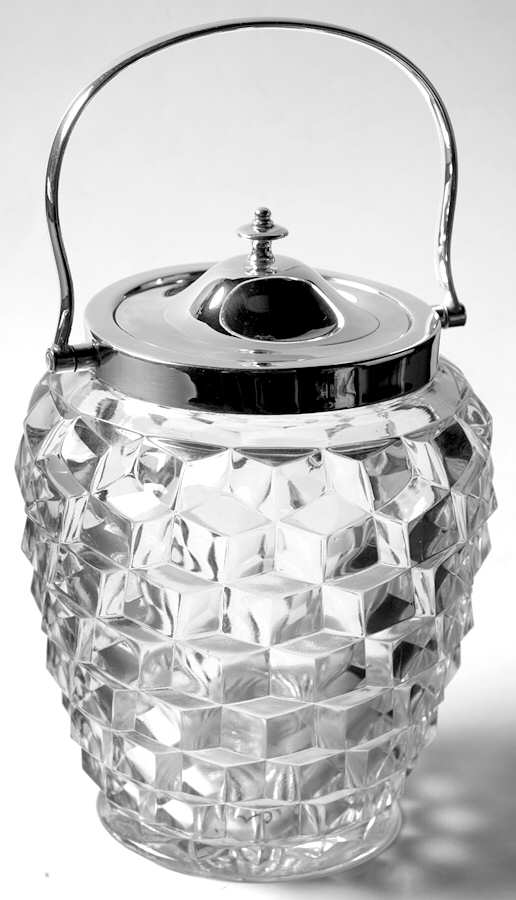 American Clear (Stem 2056) Biscuit Barrel & Lid by Fostoria-1