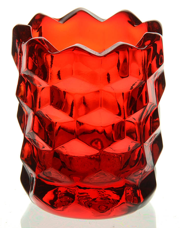 American Clear (Stem 2056) Ruby Toothpick Holder by Fostoria-1