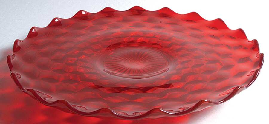 American Clear (Stem 2056) Small Ruby Torte Plate by Fostoria-1