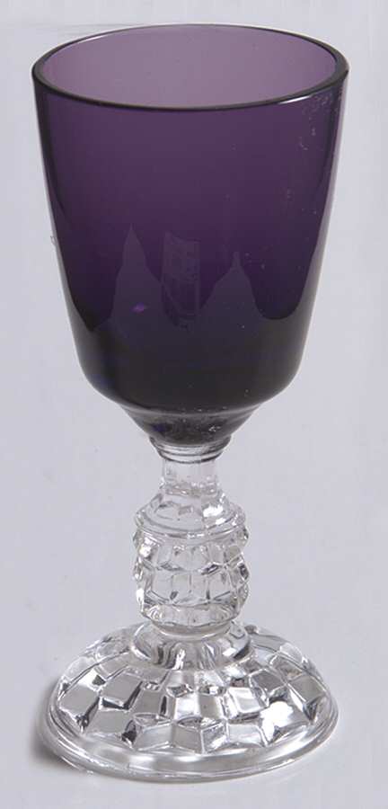 American Lady Amethyst (Burgundy) Cordial Glass by Fostoria-1