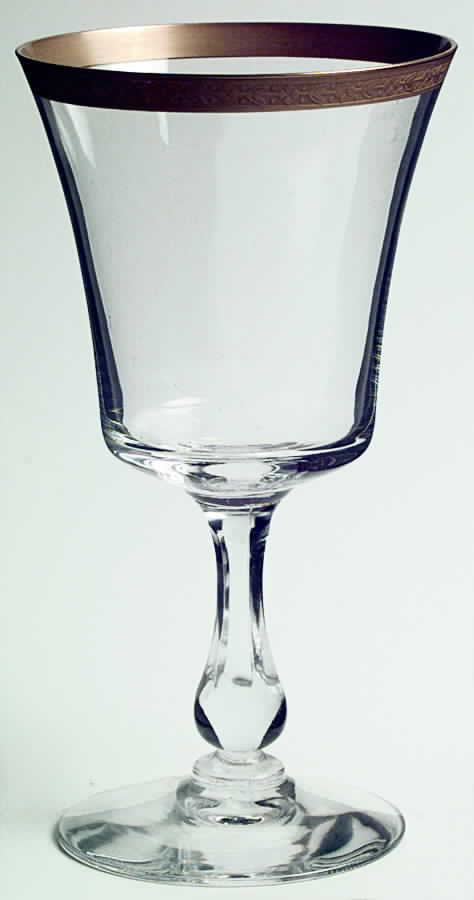 Andover (6097, Gold Encrust) Water Goblet by Fostoria-1