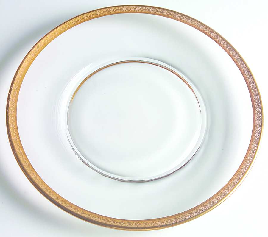 Andover (6097, Gold Encrust) 8" Salad Plate by Fostoria-1