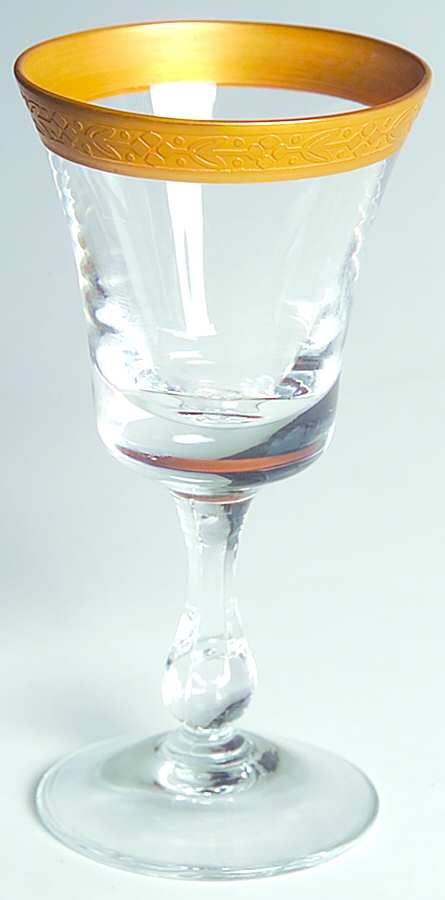 Andover (6097, Gold Encrust) Cordial Glass by Fostoria-1