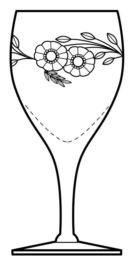 Apple Blossom Water Goblet by Fostoria-1