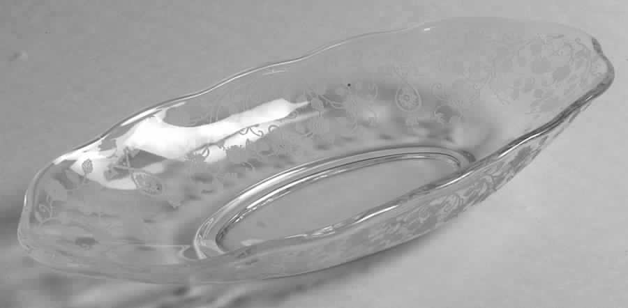 Arcady (Stem 6014, Etch 326) Pickle Dish by Fostoria-1