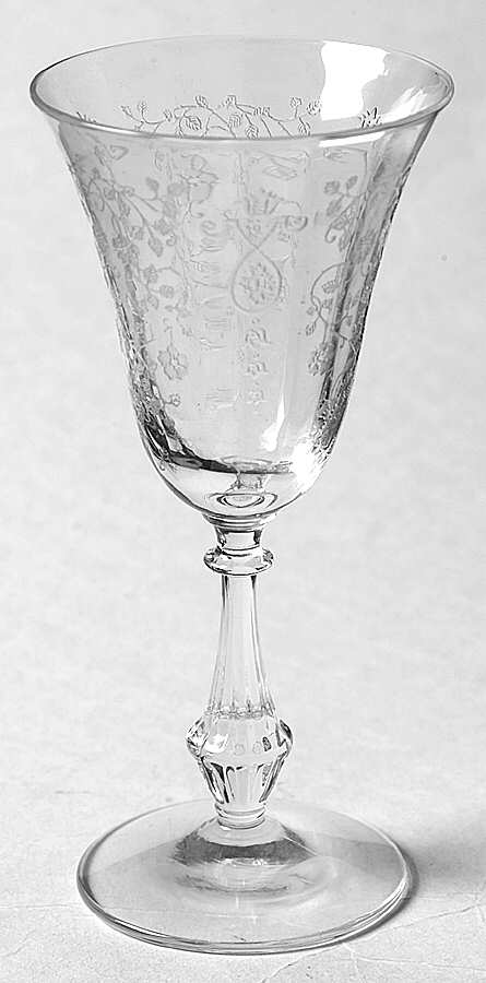 Arcady (Stem 6014, Etch 326) Wine Glass by Fostoria-1