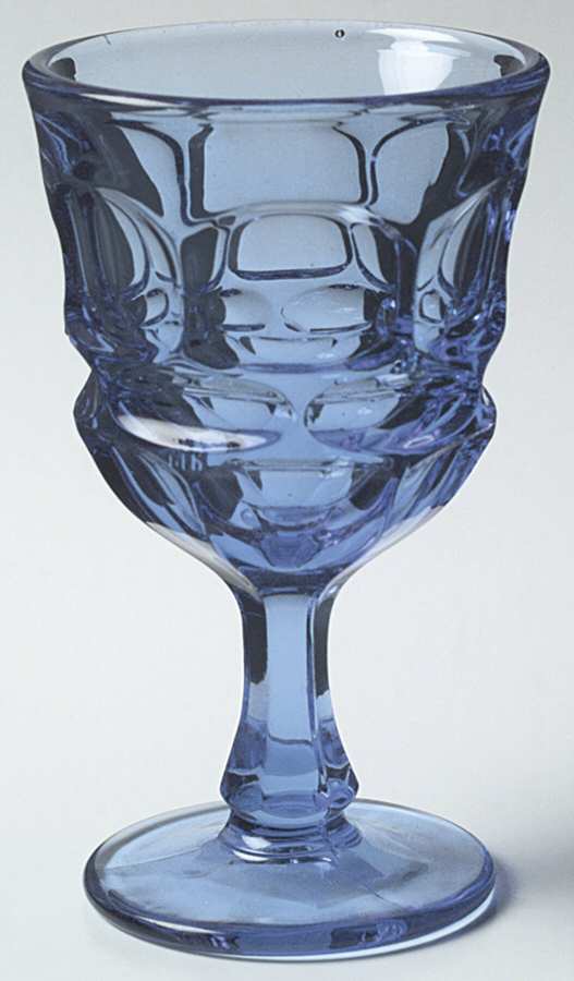 Argus Blue (Stem  2770) Water Goblet by Fostoria-1