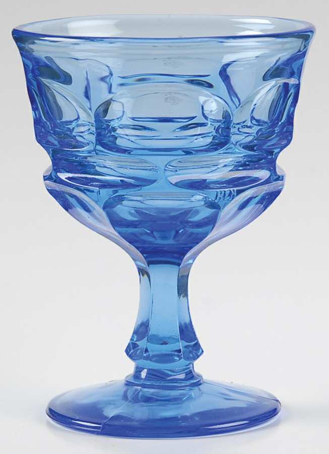 Argus Blue (Stem  2770) Champagne/Tall Sherbet by Fostoria-1