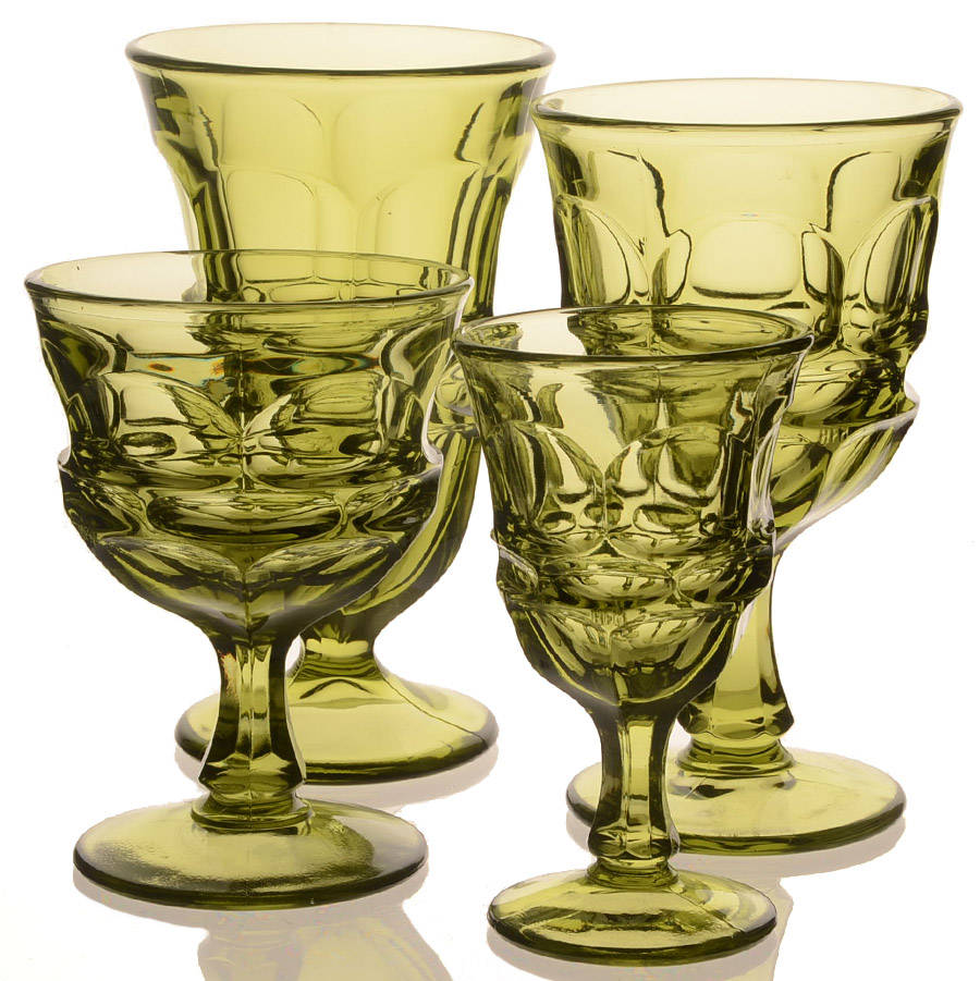 Argus Green (Stem 2770) 4 Piece Place Setting by Fostoria-1