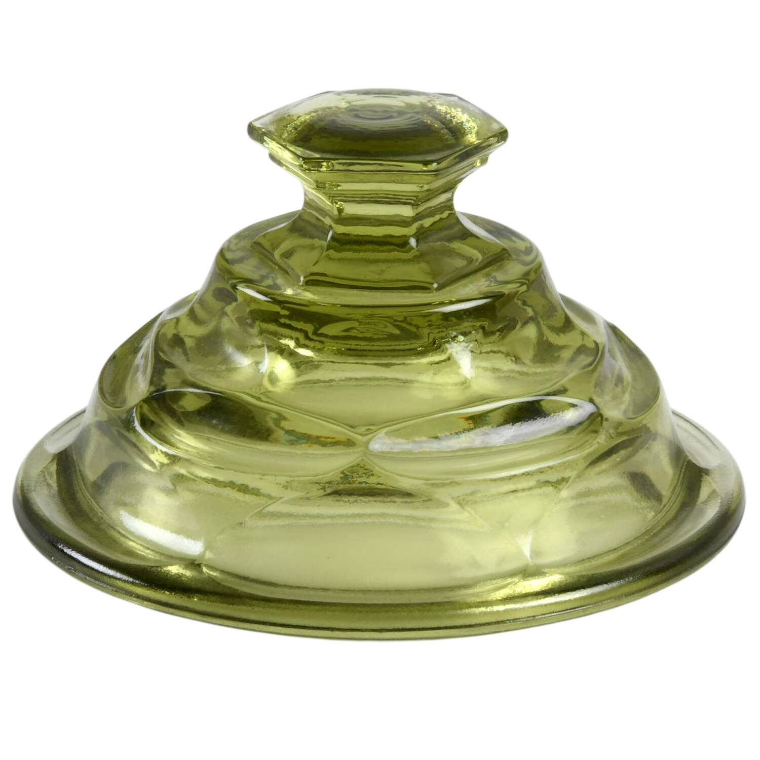 Argus Green (Stem 2770) Lid for Sugar Bowl by Fostoria-1