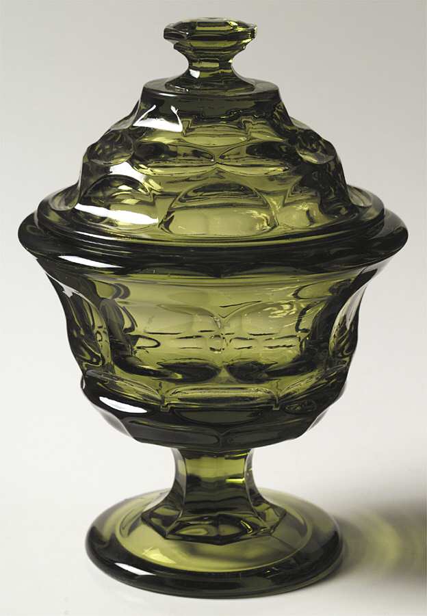 Argus Green (Stem 2770) Compote & Lid by Fostoria-1
