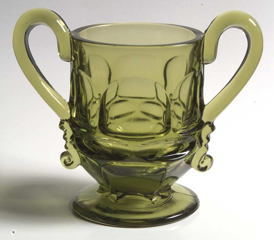 Argus Green (Stem 2770) Open Sugar by Fostoria-1