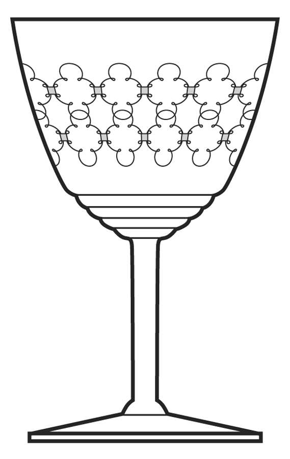 Ariel (Stem 892, Etch 93) Water Goblet by Fostoria-1
