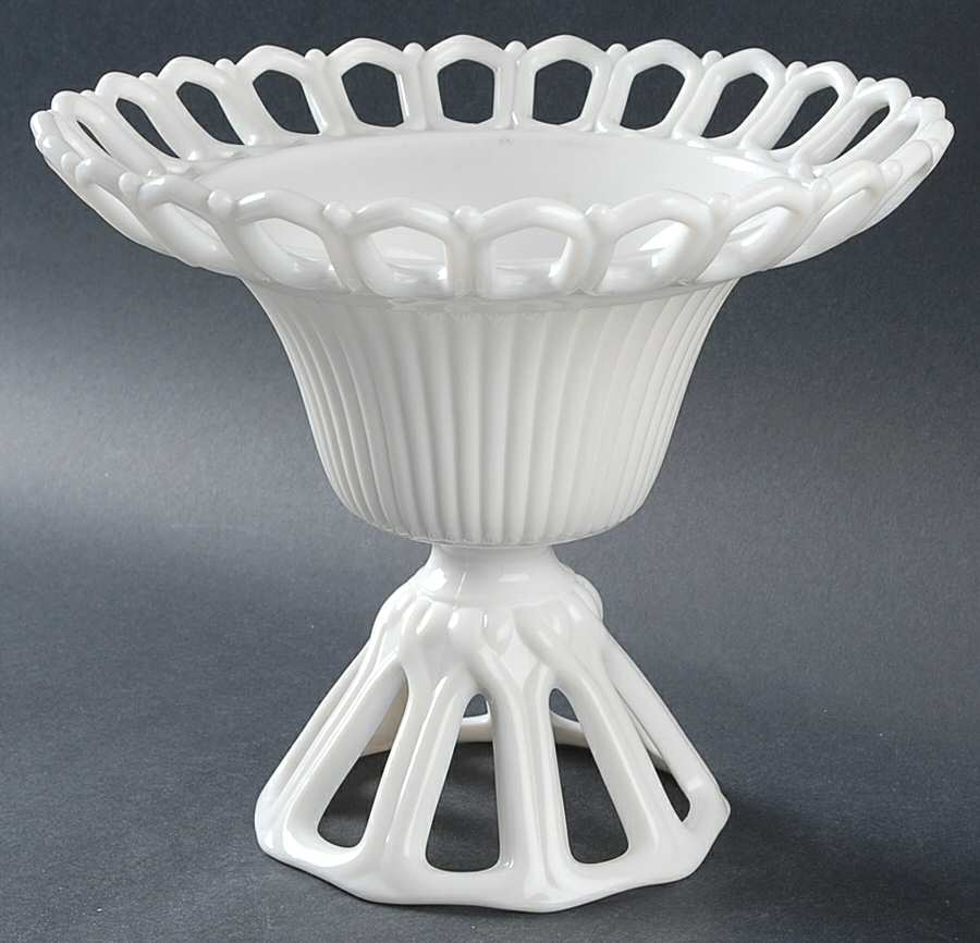 Arlington Milk Glass Bell Compote by Fostoria-1