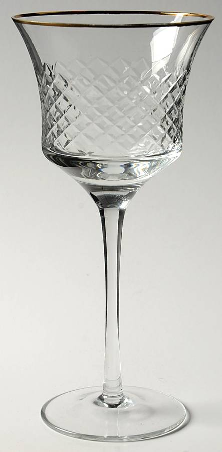 Atlanta (Romanian Line) Water Goblet by Fostoria-1