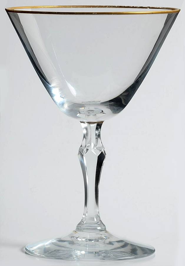 Aurora (Stem 6092, Gold) Champagne/Tall Sherbet by Fostoria-1