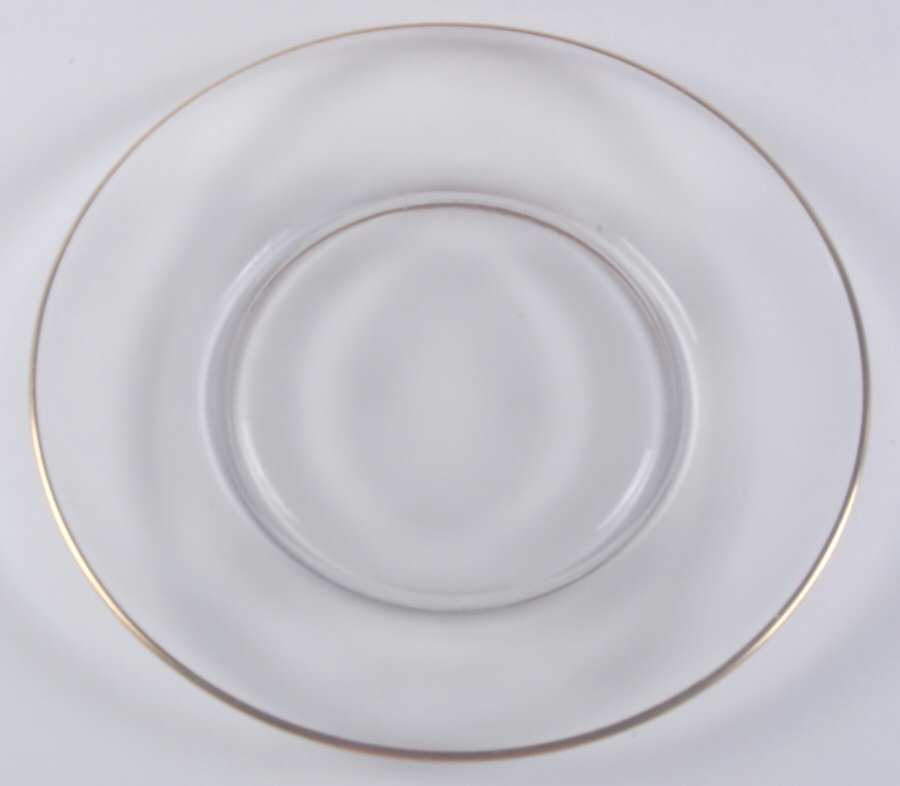 Aurora (Stem 6092, Gold) 7" Salad Plate by Fostoria-1