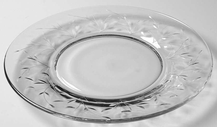 Avalon (Stem 6049, Cut 832) 7" Salad Plate by Fostoria-1