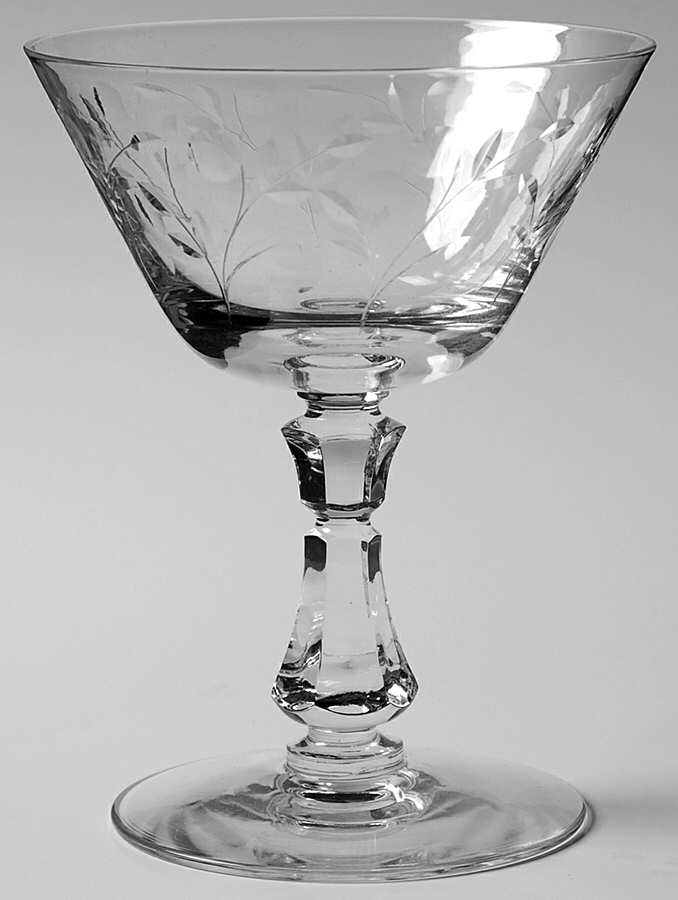 Avalon (Stem 6049, Cut 832) Champagne/Tall Sherbet by Fostoria-1