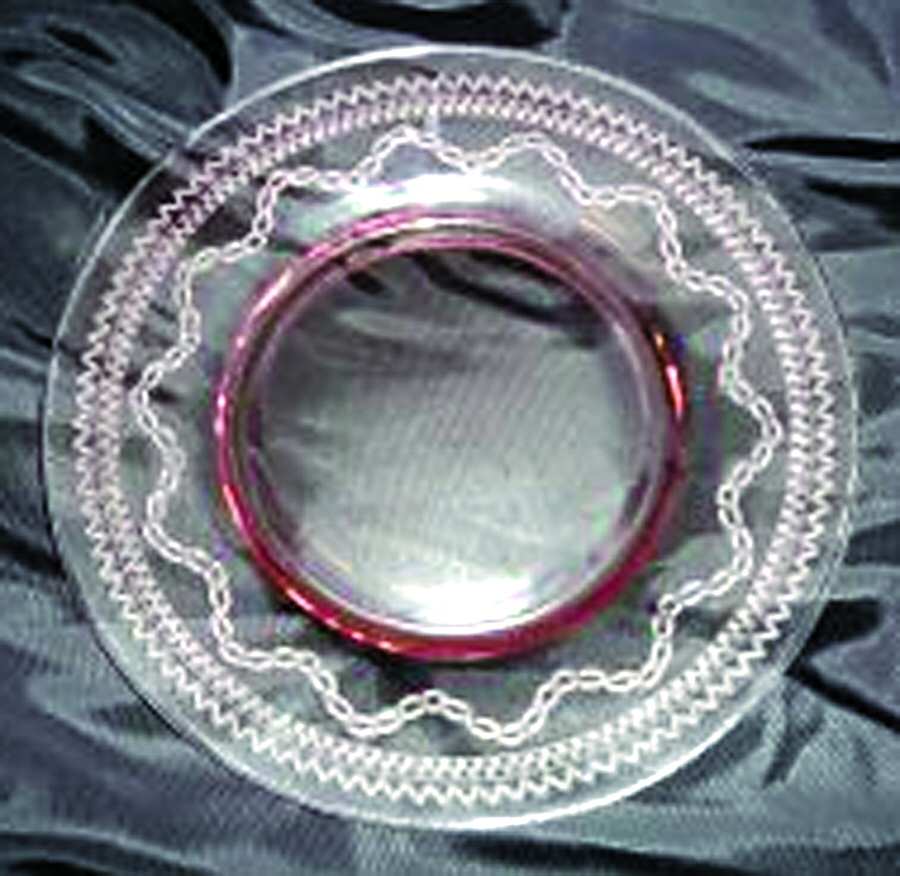 Avalon Pink 7" Salad Plate by Fostoria-1