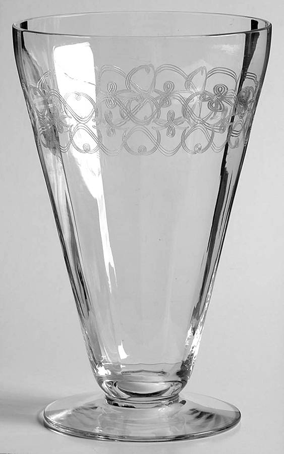 Ballet Clear (Stem 661, Needle Etch 91) Iced Tea by Fostoria-1