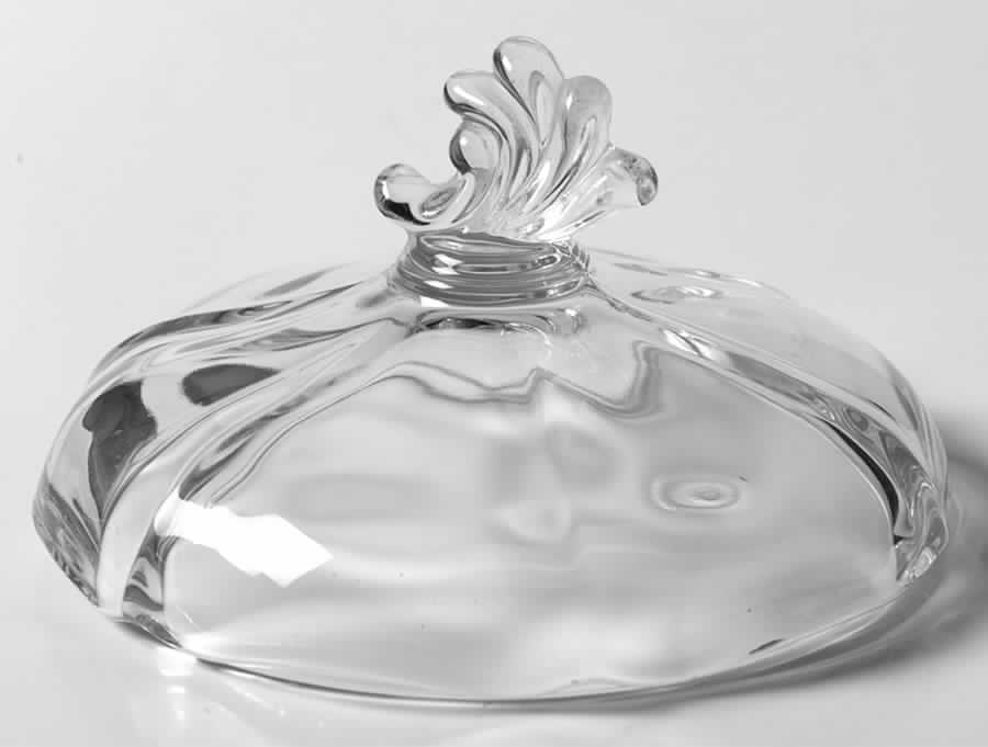 Baroque Clear Lid for Footed Jelly (Baroque Shape) by Fostoria-1