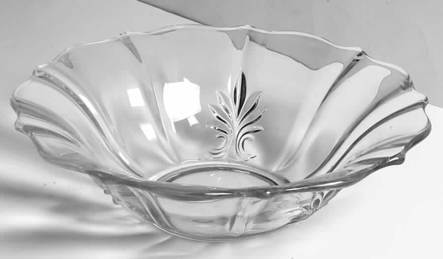 Baroque Clear 11" Flared Bowl (Baroque Shape) by Fostoria-1