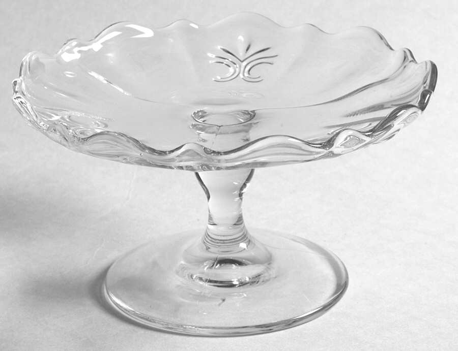Baroque Clear Cheese Stand (Baroque Shape) by Fostoria-1