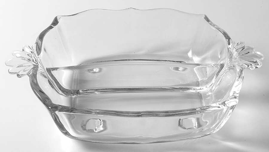 Baroque Clear 2 Part Handled Relish (Baroque Shape) by Fostoria-1